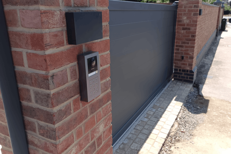 gate intercom installation